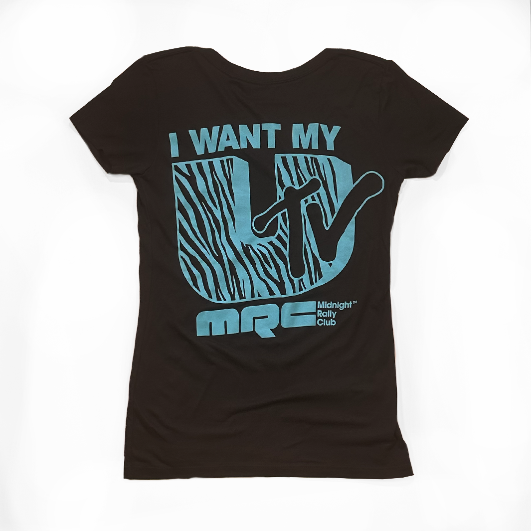 UTV Zebra Women's Tee Black – Midnight Rally Club