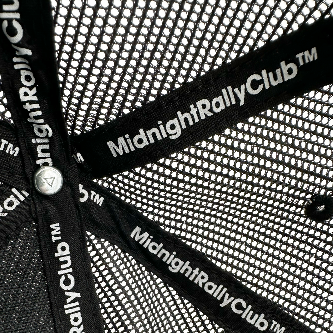 Midnight Rally Club Hat - Teal on Black